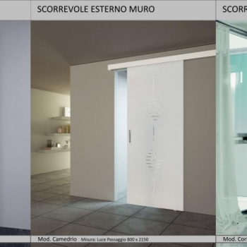 Porte scorrevoli in vetro: prezzi convenienti con la promozione Cristal